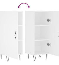 Sideboard Weiß 34,5x34x90 cm Holzwerkstoff