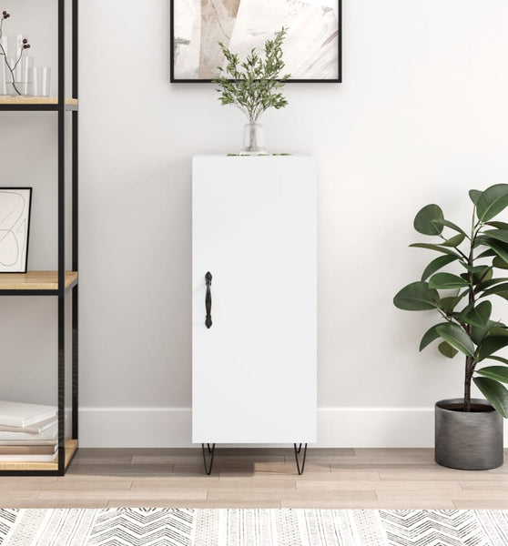 Sideboard Weiß 34,5x34x90 cm Holzwerkstoff