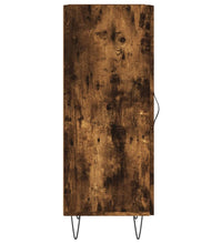 Sideboard Räuchereiche 34,5x34x90 cm Holzwerkstoff