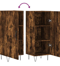 Sideboard Räuchereiche 34,5x34x90 cm Holzwerkstoff