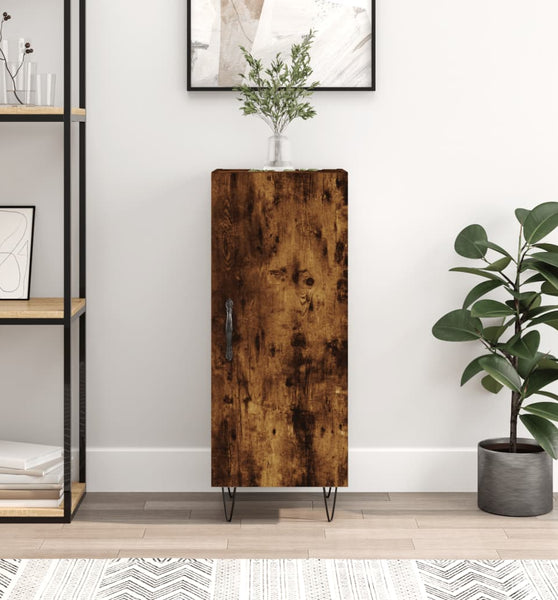 Sideboard Räuchereiche 34,5x34x90 cm Holzwerkstoff