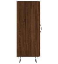 Sideboard Braun Eichen-Optik 34,5x34x90 cm Holzwerkstoff