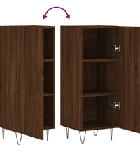 Sideboard Braun Eichen-Optik 34,5x34x90 cm Holzwerkstoff