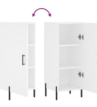 Sideboard Weiß 34,5x34x90 cm Holzwerkstoff