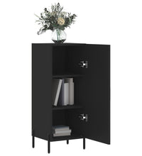 Sideboard Schwarz 34,5x34x90 cm Holzwerkstoff