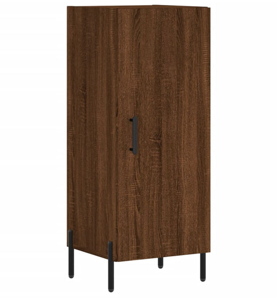 Sideboard Braun Eichen-Optik 34,5x34x90 cm Holzwerkstoff