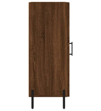 Sideboard Braun Eichen-Optik 34,5x34x90 cm Holzwerkstoff