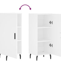 Sideboard Weiß 34,5x34x90 cm Holzwerkstoff