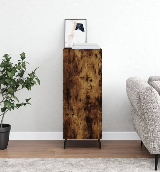 Sideboard Räuchereiche 34,5x34x90 cm Holzwerkstoff