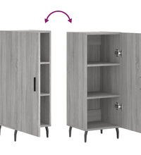 Sideboard Grau Sonoma 34,5x34x90 cm Holzwerkstoff