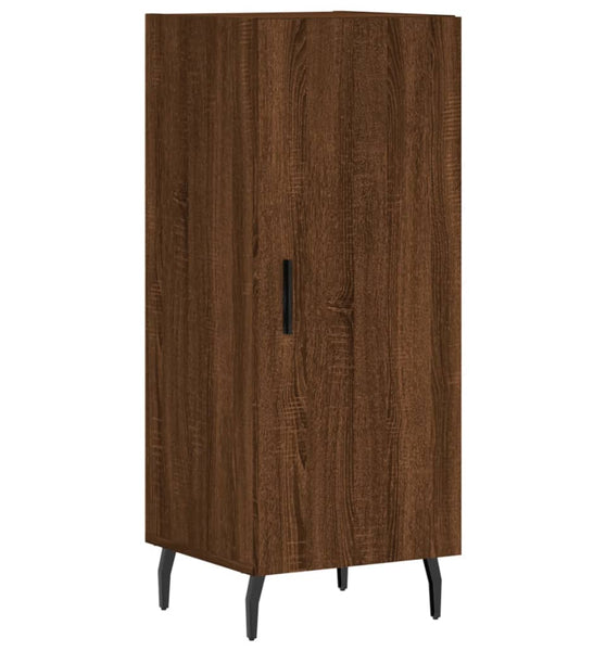 Sideboard Braun Eichen-Optik 34,5x34x90 cm Holzwerkstoff