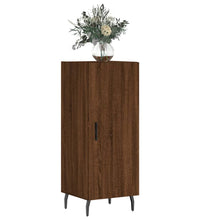Sideboard Braun Eichen-Optik 34,5x34x90 cm Holzwerkstoff