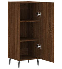 Sideboard Braun Eichen-Optik 34,5x34x90 cm Holzwerkstoff
