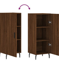 Sideboard Braun Eichen-Optik 34,5x34x90 cm Holzwerkstoff