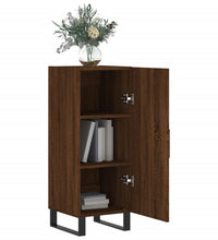 Sideboard Braun Eichen-Optik 34,5x34x90 cm Holzwerkstoff