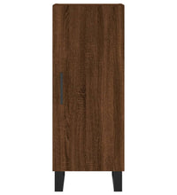 Sideboard Braun Eichen-Optik 34,5x34x90 cm Holzwerkstoff