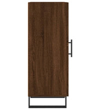 Sideboard Braun Eichen-Optik 34,5x34x90 cm Holzwerkstoff