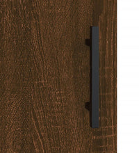 Sideboard Braun Eichen-Optik 34,5x34x90 cm Holzwerkstoff