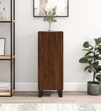 Sideboard Braun Eichen-Optik 34,5x34x90 cm Holzwerkstoff