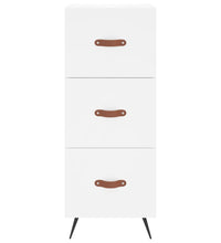 Sideboard Weiß 34,5x34x90 cm Holzwerkstoff
