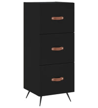 Sideboard Schwarz 34,5x34x90 cm Holzwerkstoff