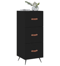 Sideboard Schwarz 34,5x34x90 cm Holzwerkstoff