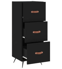 Sideboard Schwarz 34,5x34x90 cm Holzwerkstoff