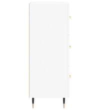 Sideboard Weiß 34,5x34x90 cm Holzwerkstoff