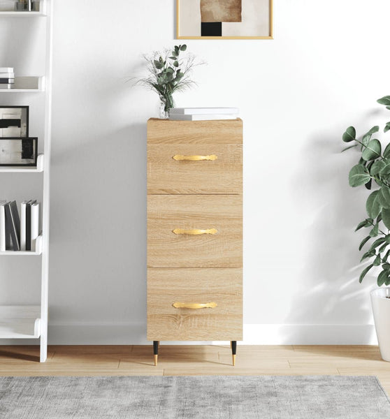 Sideboard Sonoma-Eiche 34,5x34x90 cm Holzwerkstoff