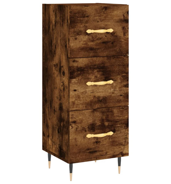 Sideboard Räuchereiche 34,5x34x90 cm Holzwerkstoff