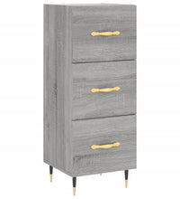 Sideboard Grau Sonoma 34,5x34x90 cm Holzwerkstoff