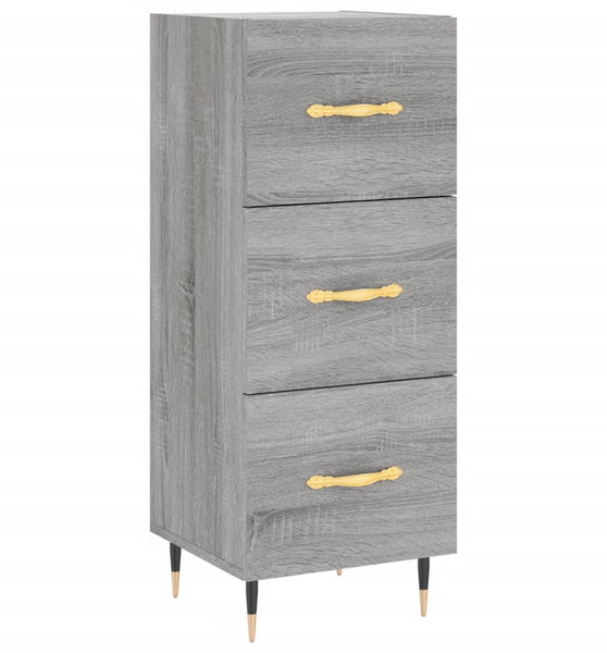 Sideboard Grau Sonoma 34,5x34x90 cm Holzwerkstoff