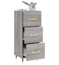 Sideboard Grau Sonoma 34,5x34x90 cm Holzwerkstoff