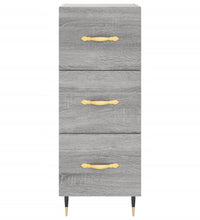 Sideboard Grau Sonoma 34,5x34x90 cm Holzwerkstoff