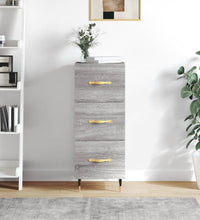 Sideboard Grau Sonoma 34,5x34x90 cm Holzwerkstoff