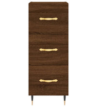 Sideboard Braun Eichen-Optik 34,5x34x90 cm Holzwerkstoff