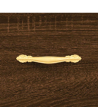 Sideboard Braun Eichen-Optik 34,5x34x90 cm Holzwerkstoff