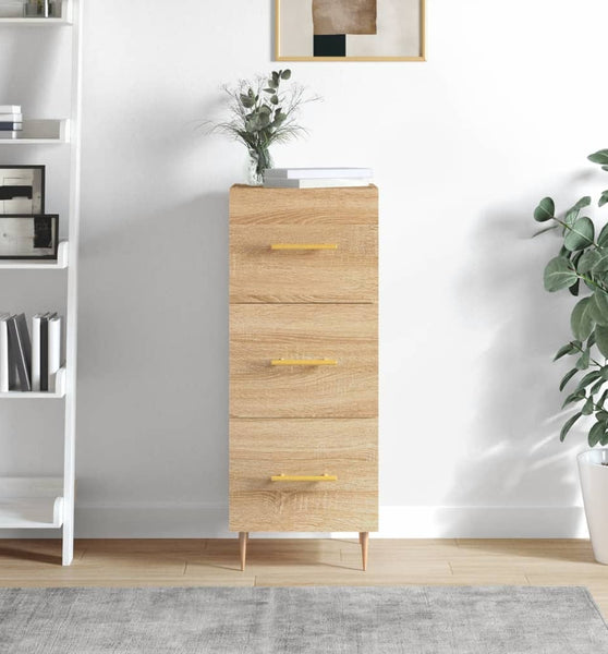 Sideboard Sonoma-Eiche 34,5x34x90 cm Holzwerkstoff