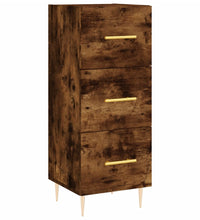 Sideboard Räuchereiche 34,5x34x90 cm Holzwerkstoff