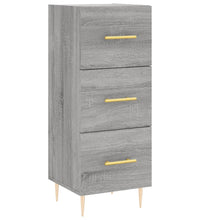 Sideboard Grau Sonoma 34,5x34x90 cm Holzwerkstoff