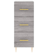 Sideboard Grau Sonoma 34,5x34x90 cm Holzwerkstoff