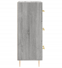 Sideboard Grau Sonoma 34,5x34x90 cm Holzwerkstoff