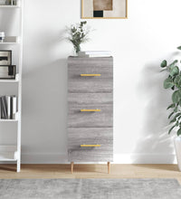 Sideboard Grau Sonoma 34,5x34x90 cm Holzwerkstoff