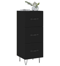 Sideboard Schwarz 34,5x34x90 cm Holzwerkstoff