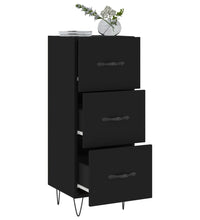 Sideboard Schwarz 34,5x34x90 cm Holzwerkstoff