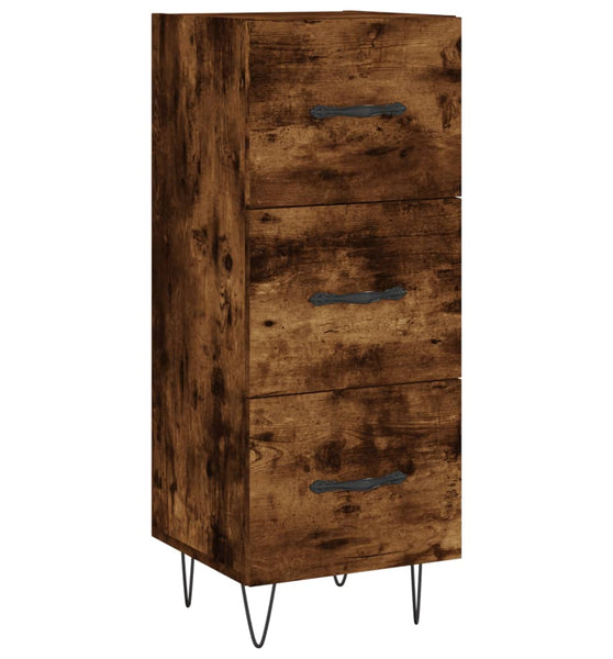 Sideboard Räuchereiche 34,5x34x90 cm Holzwerkstoff