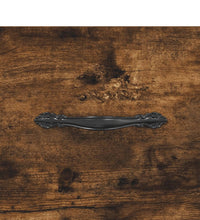 Sideboard Räuchereiche 34,5x34x90 cm Holzwerkstoff