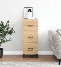 Sideboard Sonoma-Eiche 34,5x34x90 cm Holzwerkstoff