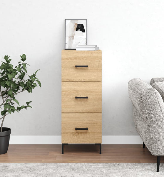 Sideboard Sonoma-Eiche 34,5x34x90 cm Holzwerkstoff