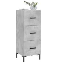 Sideboard Betongrau 34,5x34x90 cm Holzwerkstoff